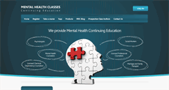 Desktop Screenshot of mentalhealthclasses.com